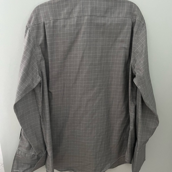 Men’s Tasso Elba Dress Shirt with French Cuffs Sz L - Picture 5 of 8